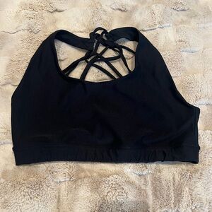 Steve Madden Black Strappy Bralette
